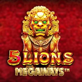 5 Lions Megaways logo by Pragmatic Play Pelican Casino