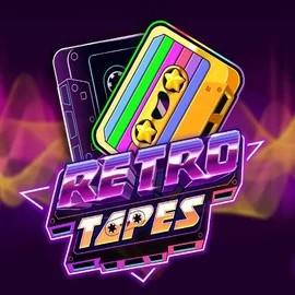 Retro Tapes slot logo by Push Gaming at Pelican Casino